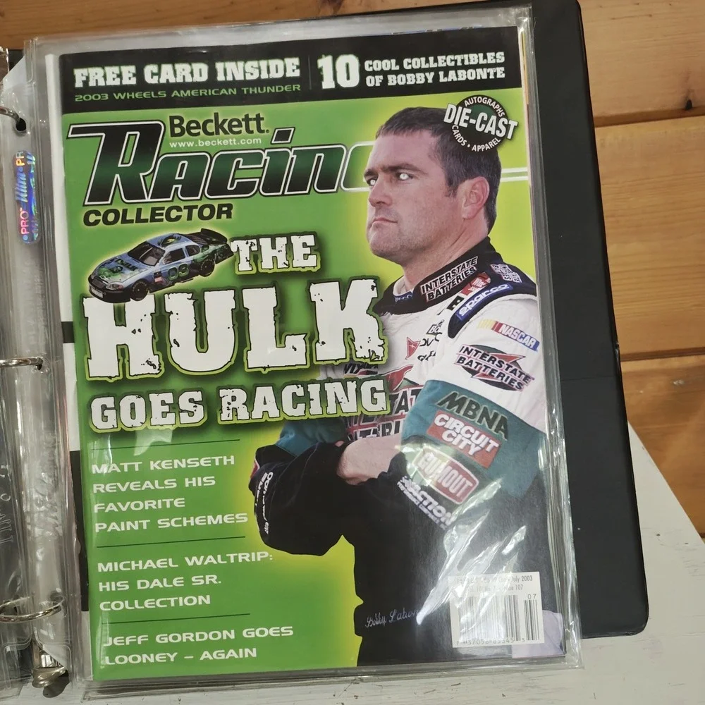 Vintage Beckett Racing Magazine July 2003 Near Mint Protective Sleeved